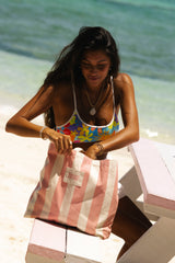 Colorful Floral Tank Bikini Sets