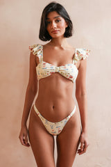 Delicate Floral Tank Bikini Set