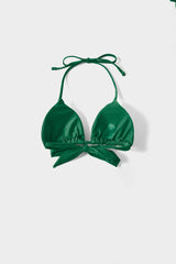 Emerald Green Triangle Cheecky Bikini Sets