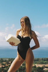 Black One Piece Swimsuit