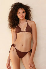 Mocha Triangle Bikini Sets