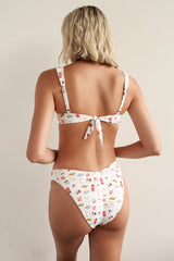 Cartoon Print Push Up Bikini Sets