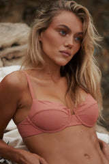 Dusty Pink Push Up Bikini Sets