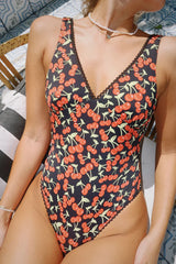 Red Cherry One Piece Swimsuit