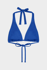 Ocean Blue Triangle Halter Bikini Sets