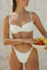 White Push Up Bikini Sets