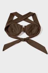 Chestnut Brown Push Up Bikini Sets