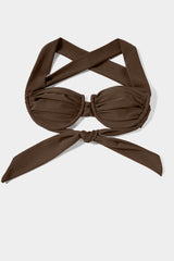 Chestnut Brown Push Up Bikini Sets