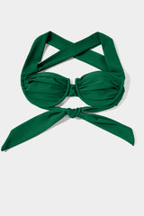 Emerald Green Push Up Bikini Sets