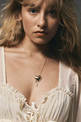 Sleek Heart Pendant Bolo Necklace