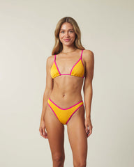 Yellow Triangle Bikini Set