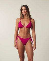 Plum Triangle Bikini Set