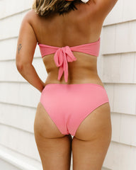 Pink Front Hoop Bandeau Set